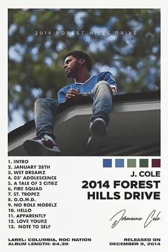 2014 Forest Hills Drive Framed Poster